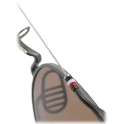 Thom Browne - Black and Iron Sunglasses - Thom Browne Eyewear - Avvenice