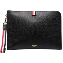 Thom Browne - Black Document Case - Thom Browne Exclusive Luxury Collection - Avvenice