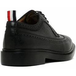 Thom Browne - Black Longwing Brogue - Thom Browne Exclusive Luxury Collection - Avvenice