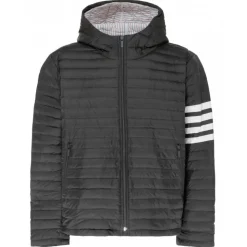 Thom Browne - Black Padded Jacket - Thom Browne Exclusive Luxury Collection - Avvenice