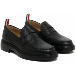 Thom Browne - Black Penny Loafer - Thom Browne Exclusive Luxury Collection - Avvenice