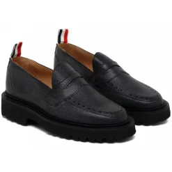 Thom Browne - Black Penny Loafer - Thom Browne Exclusive Luxury Collection - Avvenice