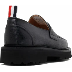 Thom Browne - Black Penny Loafer - Thom Browne Exclusive Luxury Collection - Avvenice