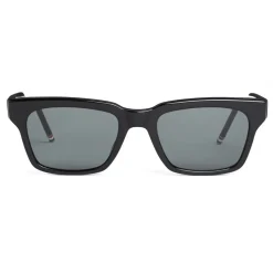 Thom Browne - Black Wayfarer Sunglasses - Thom Browne Eyewear - Avvenice