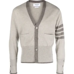 Thom Browne - Classic V Neck Cashmere Cardigan - Thom Browne Exclusive Luxury Collection - Avvenice