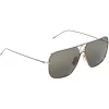 Thom Browne - Gold Rectangular Sunglasses - Thom Browne Eyewear - Avvenice
