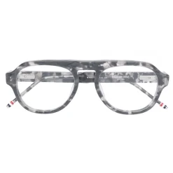 Thom Browne - Grey and Tortoise Shell Tone Optical Glasses - Thom Browne Eyewear - Avvenice