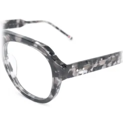 Thom Browne - Grey and Tortoise Shell Tone Optical Glasses - Thom Browne Eyewear - Avvenice