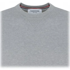 Thom Browne - Grey 4-Bar Sweatshirt - Thom Browne Exclusive Luxury Collection - Avvenice