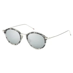 Thom Browne - Grey Tortoise Sunglasses - Thom Browne Eyewear - Avvenice