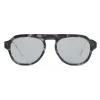 Thom Browne - Grey Tortoise Sunglasses - Thom Browne Eyewear - Avvenice