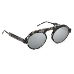 Thom Browne - Grey Tortoise Sunglasses - Thom Browne Eyewear - Avvenice