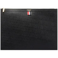 Thom Browne - Large Black Laptop Holder - Thom Browne Exclusive Luxury Collection - Avvenice