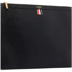 Thom Browne - Large Black Laptop Holder - Thom Browne Exclusive Luxury Collection - Avvenice