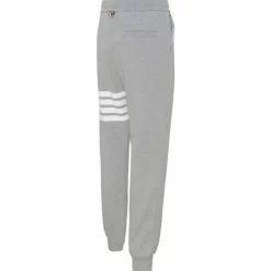 Thom Browne - Light Grey 4-Bar Sweatpants - Thom Browne Exclusive Luxury Collection - Avvenice