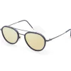 Thom Browne - Matte Navy & Dark Brown Sunglasses - Thom Browne Eyewear - Avvenice