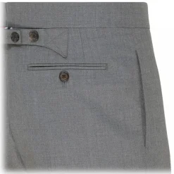 Thom Browne - Medium Grey Tailored Trousers - Thom Browne Exclusive Luxury Collection - Avvenice