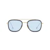 Thom Browne - Navy and Gold Aviator Sunglasses - Thom Browne Eyewear - Avvenice