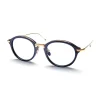Thom Browne - Navy and Shiny 18K Gold Optical Glasses - Thom Browne Eyewear - Avvenice