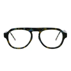 Thom Browne - Navy and Tortoise Shell Tone Optical Glasses - Thom Browne Eyewear - Avvenice