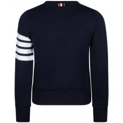 Thom Browne - Navy Blue Sweatshirt - Thom Browne Exclusive Luxury Collection - Avvenice