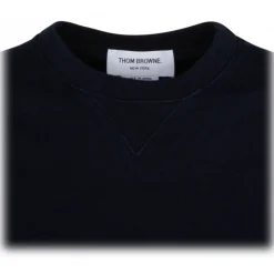 Thom Browne - Navy Blue Sweatshirt - Thom Browne Exclusive Luxury Collection - Avvenice