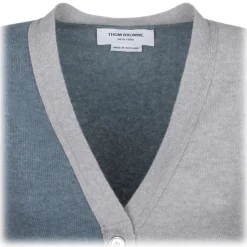Thom Browne - Pale Grey Cardigan - Thom Browne Exclusive Luxury Collection - Avvenice