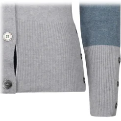 Thom Browne - Pale Grey Cardigan - Thom Browne Exclusive Luxury Collection - Avvenice