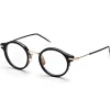 Thom Browne - Round Black Optical Glasses - Thom Browne Eyewear - Avvenice