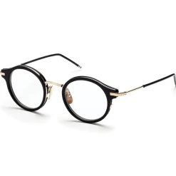 Thom Browne - Round Black Optical Glasses - Thom Browne Eyewear - Avvenice
