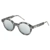 Thom Browne - Round Grey Tortoise Sunglasses - Thom Browne Eyewear - Avvenice