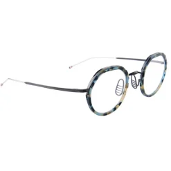 Thom Browne - Round Tortoise Shell Glasses - Thom Browne Eyewear - Avvenice