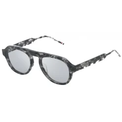 Thom Browne - Silver and White Gold Sunglasses - Thom Browne Eyewear - Avvenice