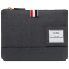 Thom Browne - Super 120's Twill Zip Pouch - Thom Browne Exclusive Luxury Collection - Avvenice