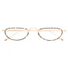 Thom Browne - White Gold and Tortoise Shell Tone Optical Glasses - Thom Browne Eyewear - Avvenice