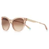 Tiffany & Co. - Butterfly Sunglasses - Beige Gold Brown - Tiffany Diamond Point Collection - Tiffany & Co. Eyewear - Avvenice