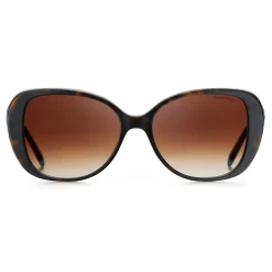 Tiffany & Co. - Butterfly Sunglasses - Tortoise Blue Gold Brown - Tiffany T Collection - Tiffany & Co. Eyewear - Avvenice