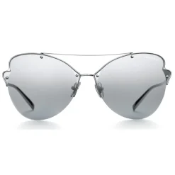 Tiffany & Co. - Butterfly Sunglasses - Silver White Gold - Tiffany Paper Flowers Collection - Tiffany & Co. Eyewear - Avvenice