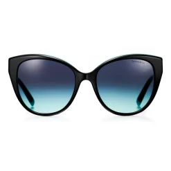 Tiffany & Co. - Cat Eye Sunglasses - Black Blue - Tiffany T Collection - Tiffany & Co. Eyewear - Avvenice