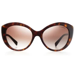 Tiffany & Co. - Cat Eye Sunglasses - Dark Tortoise Pale Gold - Tiffany Diamond Point Collection - Tiffany & Co. Eyewear - Avvenice