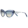 Tiffany & Co. - Cat Eye Sunglasses - Dark Blue Silver - Tiffany Diamond Point Collection - Tiffany & Co. Eyewear - Avvenice