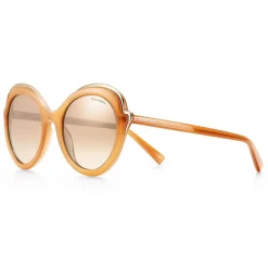 Tiffany & Co. - Cat Eye Sunglasses - Camel Gold Brown - Tiffany Paper Flowers Collection - Tiffany & Co. Eyewear - Avvenice