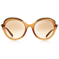 Tiffany & Co. - Cat Eye Sunglasses - Camel Gold Brown - Tiffany Paper Flowers Collection - Tiffany & Co. Eyewear - Avvenice
