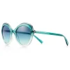 Tiffany & Co. - Cat Eye Sunglasses - Blue Silver Grey - Tiffany Paper Flowers Collection - Tiffany & Co. Eyewear - Avvenice