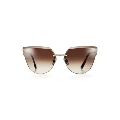 Tiffany & Co. - Cat Eye Sunglasses - Gold Brown - Tiffany T Collection - Tiffany & Co. Eyewear - Avvenice