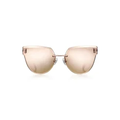 Tiffany & Co. - Cat Eye Sunglasses - Rose Gold Pink - Tiffany T Collection - Tiffany & Co. Eyewear - Avvenice