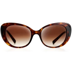 Tiffany & Co. - Color Splash Oval Sunglasses - Tortoise Brown - Return to Tiffany Collection - Tiffany & Co. Eyewear - Avvenice