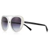 Tiffany & Co. - Pilot Sunglasses - Ivory Silver Gray - Tiffany T Collection - Tiffany & Co. Eyewear - Avvenice