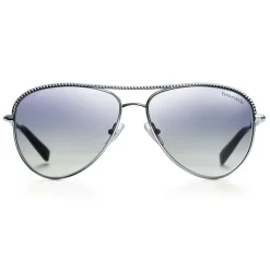Tiffany & Co. - Pilot Sunglasses - Silver Blue - Tiffany Diamond Point Collection - Tiffany & Co. Eyewear - Avvenice