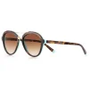 Tiffany & Co. - Pilot Sunglasses - Tortoise Blue Gold Brown - Tiffany T Collection - Tiffany & Co. Eyewear - Avvenice